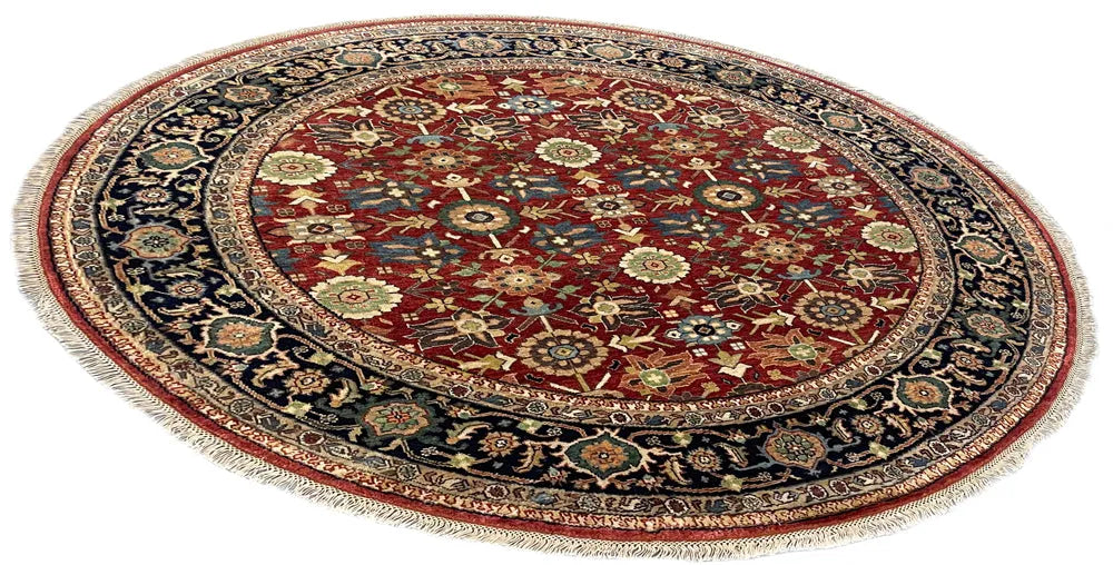 5'10"x5'10" Tabriz Hand Knotted