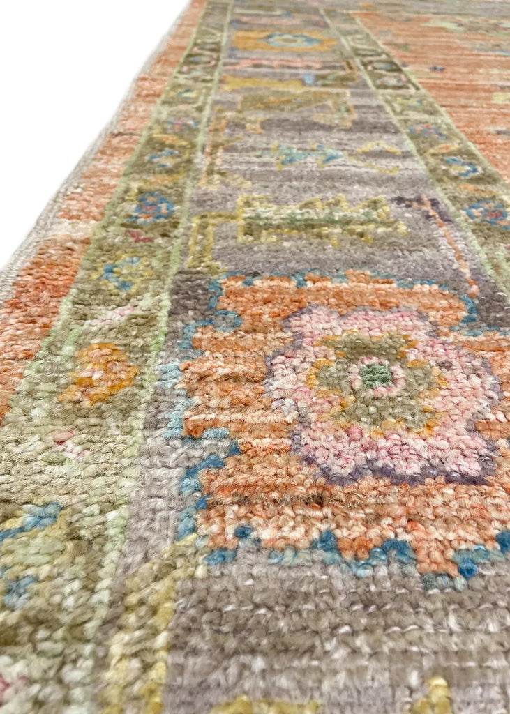 5'10"x9' Oushak Hand Knotted