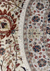 5'11" Round Khanna Kerman Hand Knotted