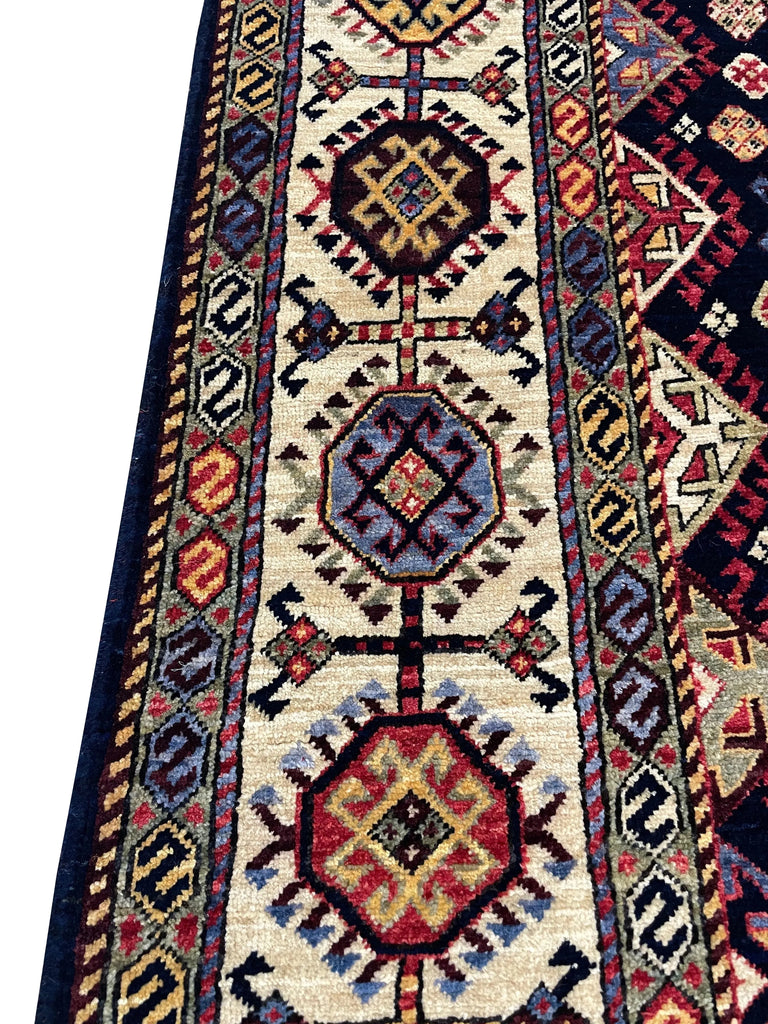 5'11"x9'3" Afghan-Qashqai (s) Hand Knotted