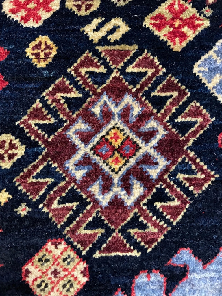 5'11"x9'3" Afghan-Qashqai (s) Hand Knotted