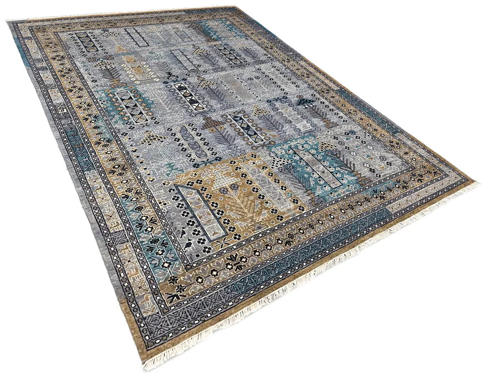 5'11"x9'3" Mashad Hand Knotted