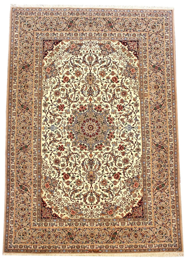 5'1x7'6 Isphahan Hand Knotted