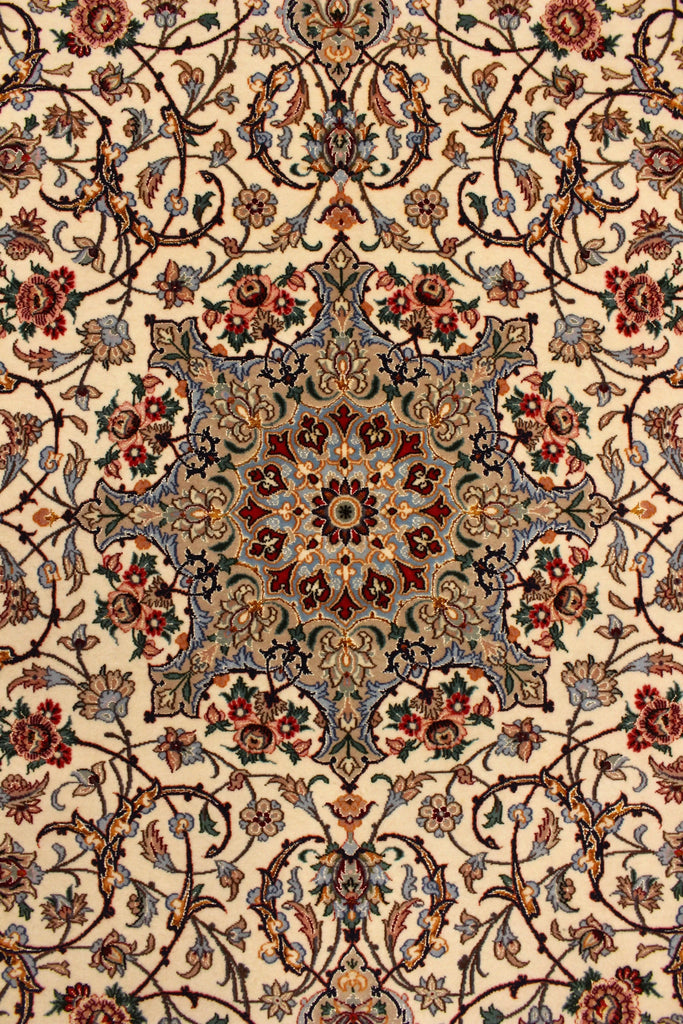 5'1"x7'6" Isphahan (s) Hand Knotted