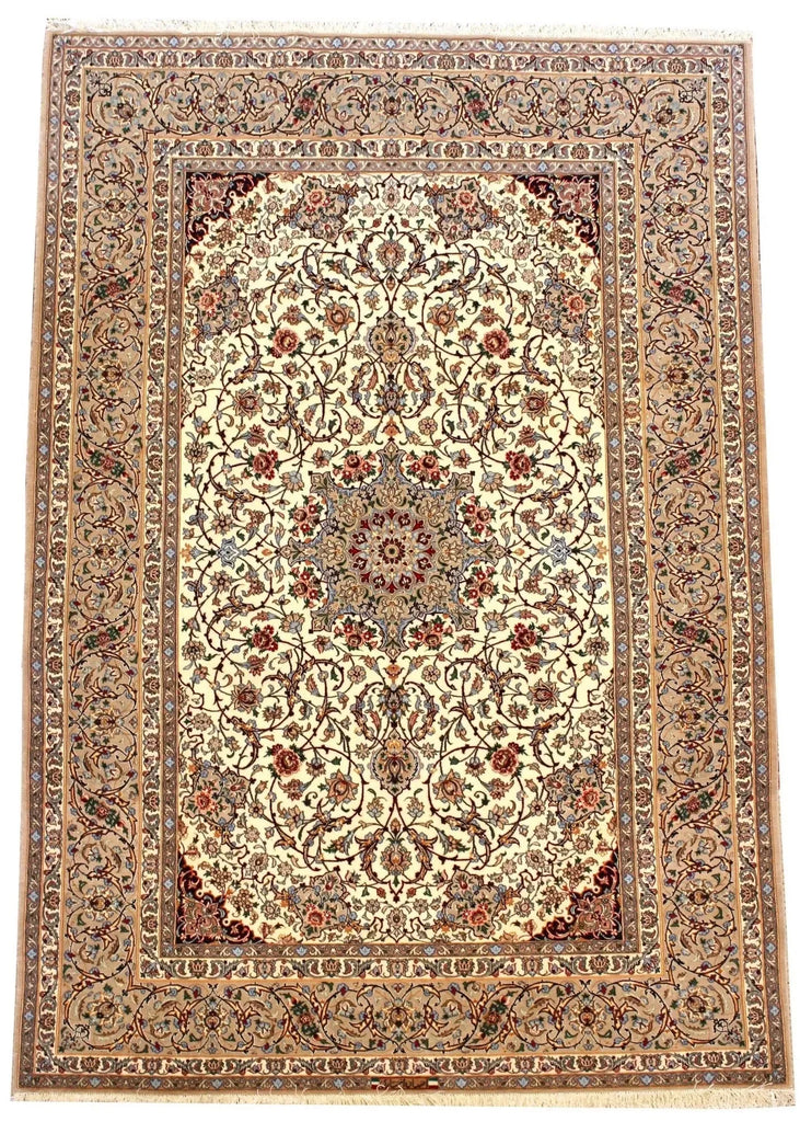 5'1"x7'6" Isphahan (s) Hand Knotted