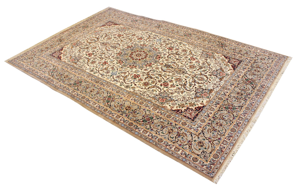 5'1"x7'6" Isphahan (s) Hand Knotted
