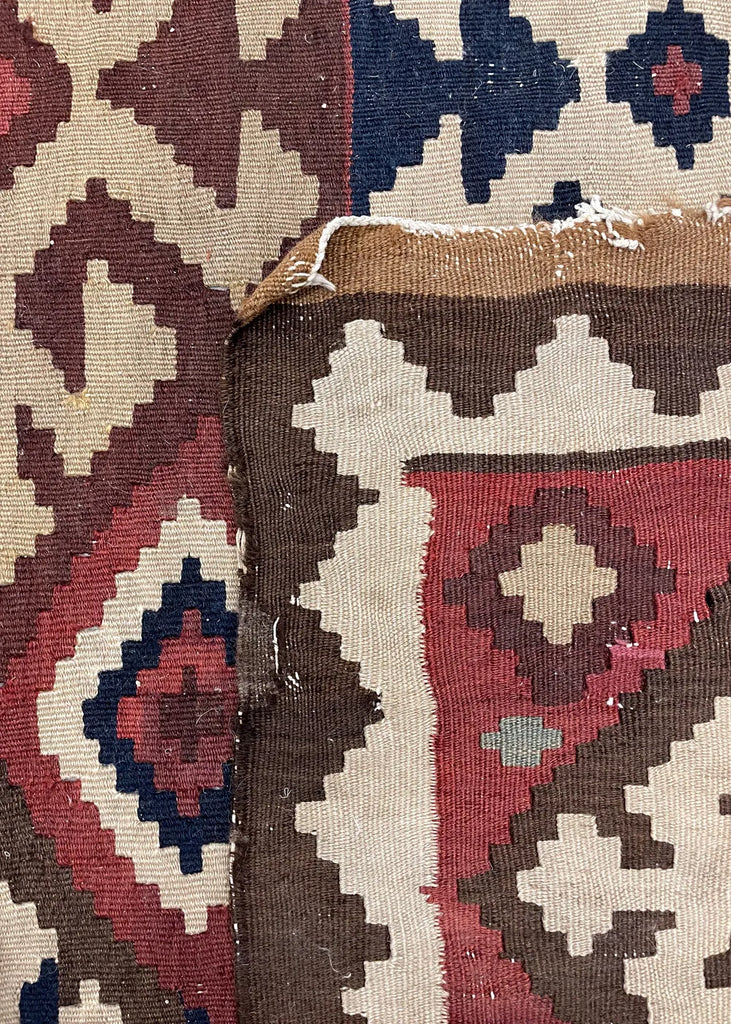 5'1"x9'11" Shahsavan Hand Knotted