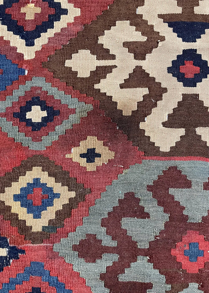 5'1"x9'11" Shahsavan Hand Knotted