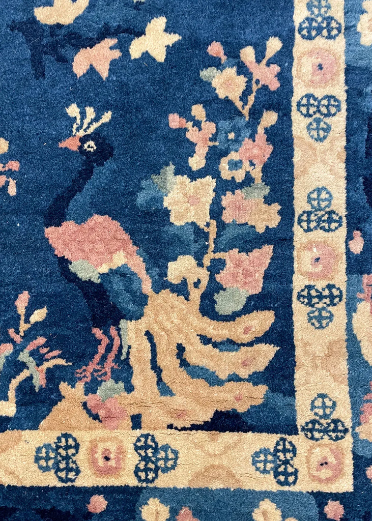 5'2"x7'11" Ningxia Pictorial Hand Knotted