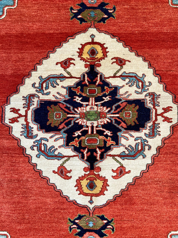 5'3"x6'11" Heriz (s) Hand Knotted