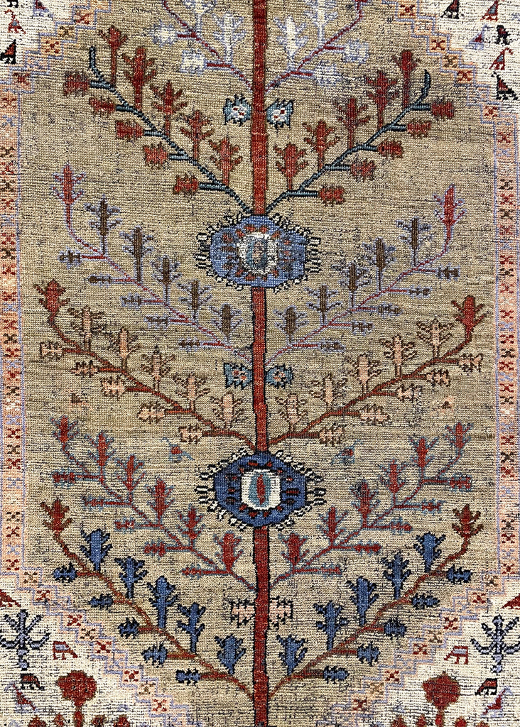 5'3"x7'1" Burano Bakshiesh Hand Knotted