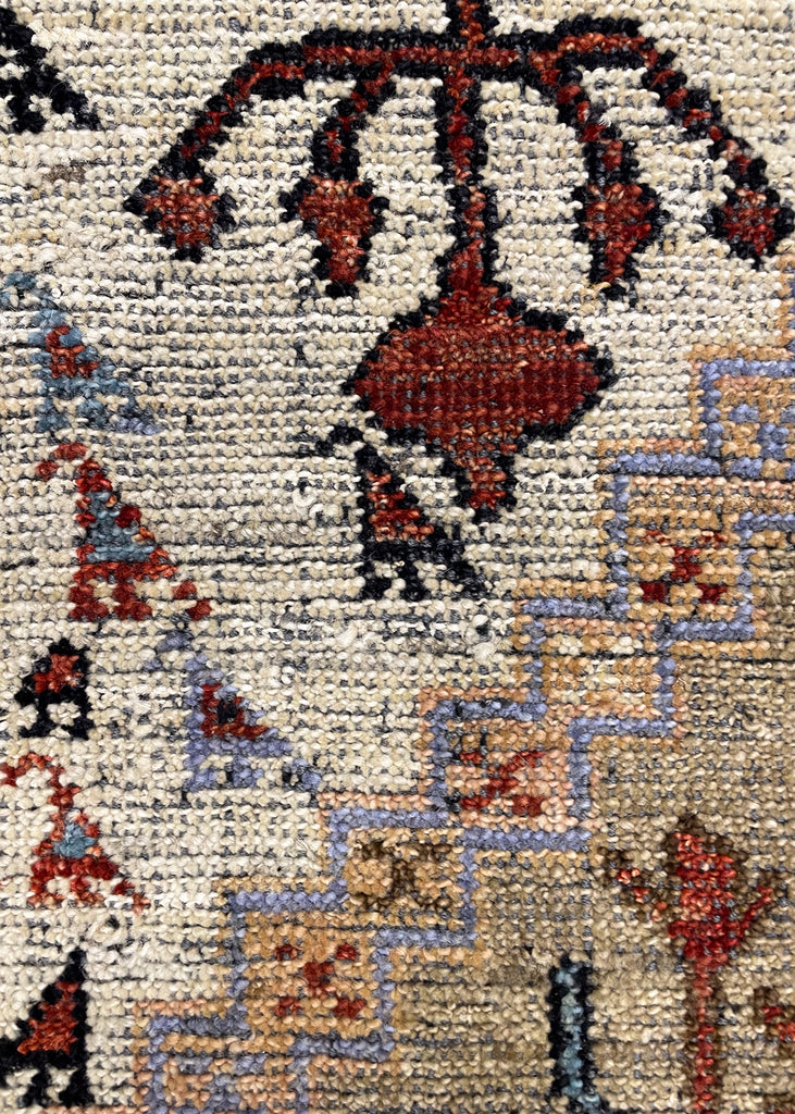 5'3"x7'1" Burano Bakshiesh Hand Knotted