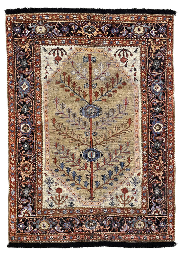 5'3"x7'1" Burano Bakshiesh Hand Knotted