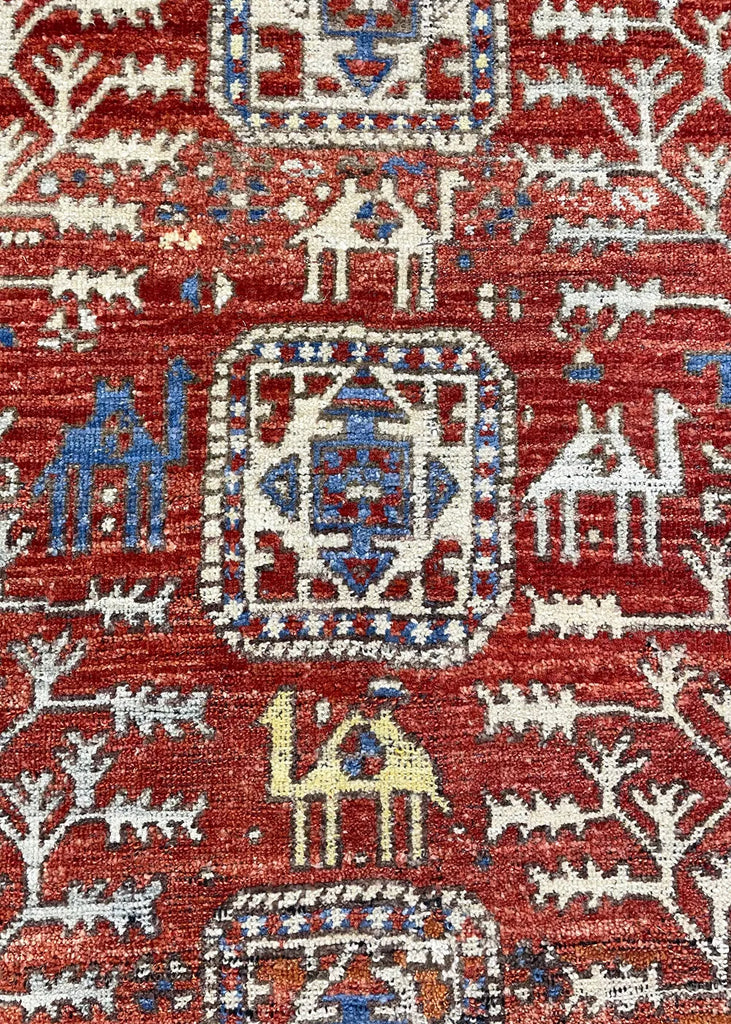 5'3"x7'2"' Burano Konya Hand Knotted