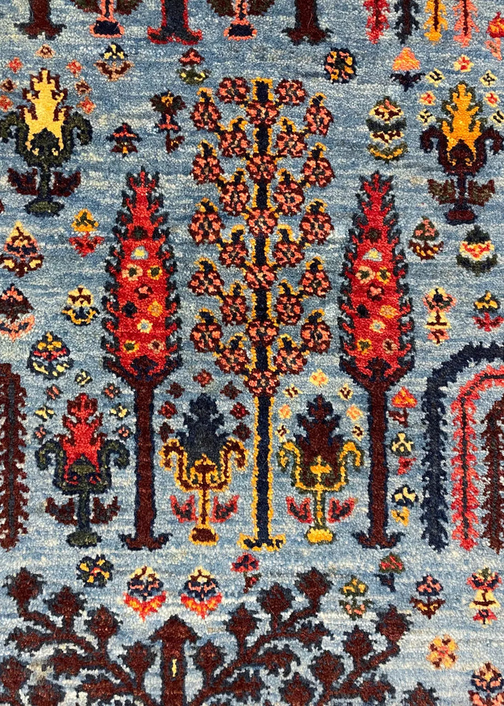 5'3"x7'6" Khamsehbaf Hand Knotted