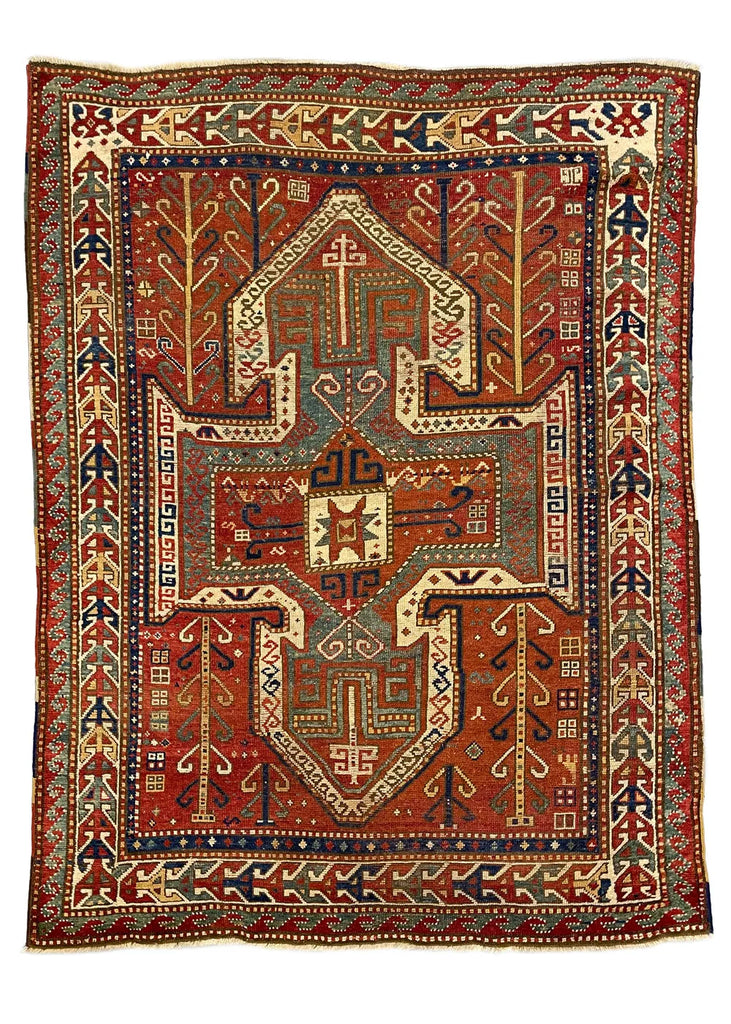 5'3"x7' Sewan Kazak Hand Knotted