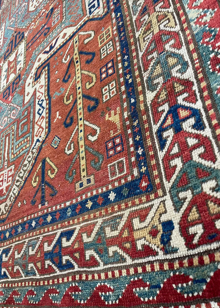 5'3"x7' Sewan Kazak Hand Knotted