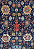 5'4"x8' Harshang Hand Knotted