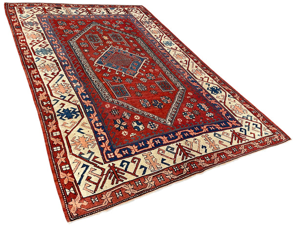 5'5"x7'2" Bergama Hand Knotted