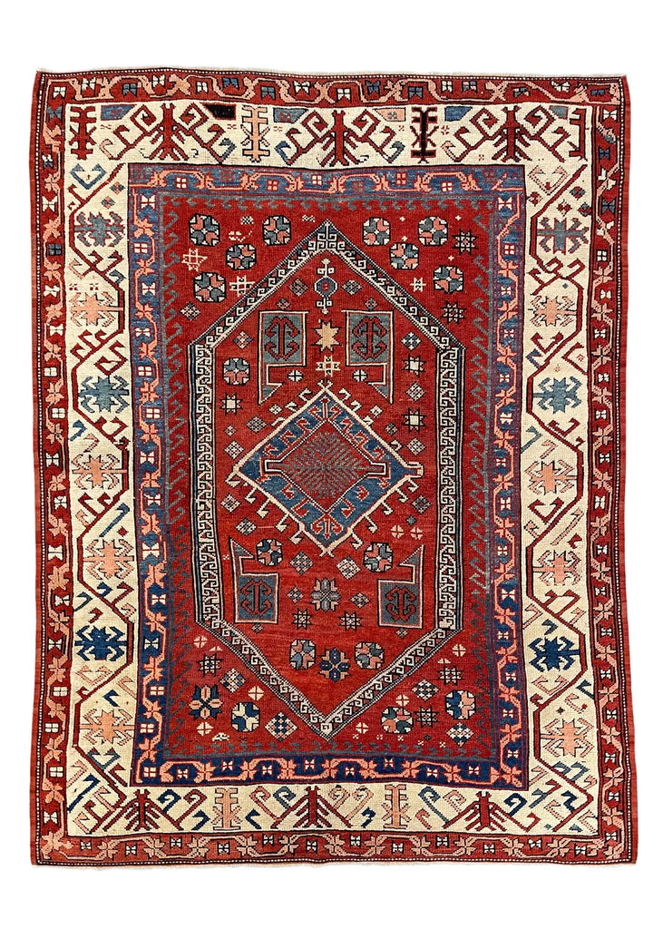 5'5"x7'2" Bergama Hand Knotted