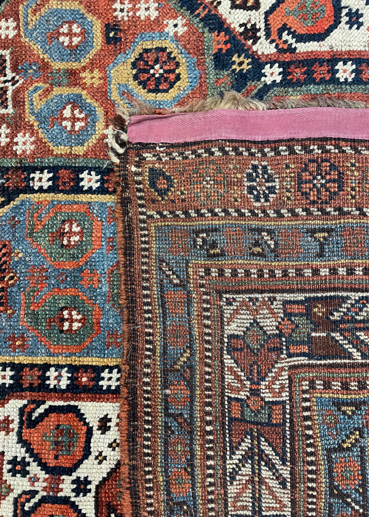 5'5"x9'3" Khamseh Hand Knotted