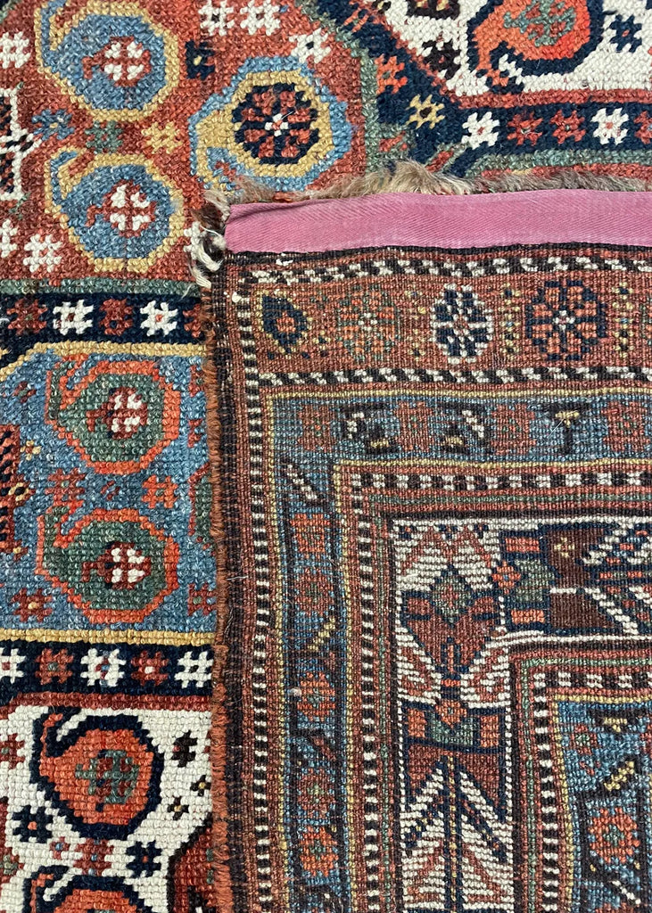5'5"x9'3" Khamseh Hand Knotted