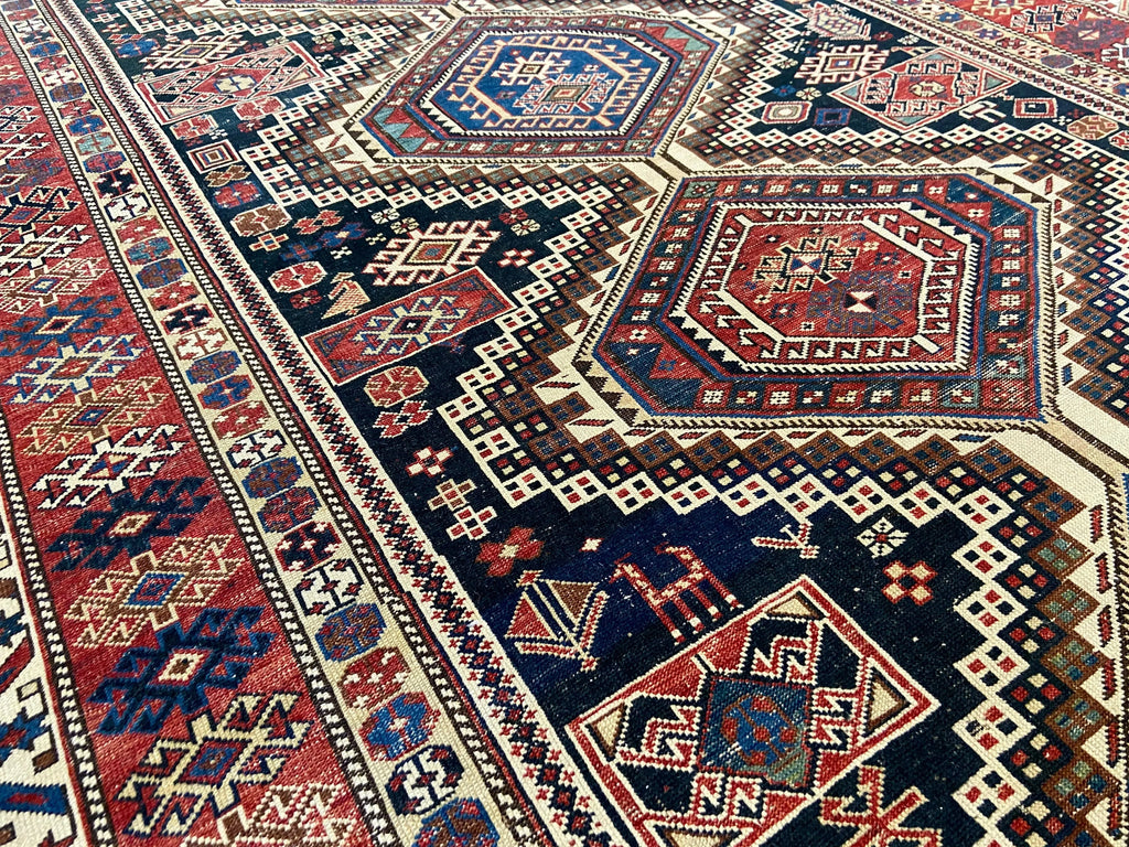 5'6"x10'7" Shirvan (s) Hand Knotted