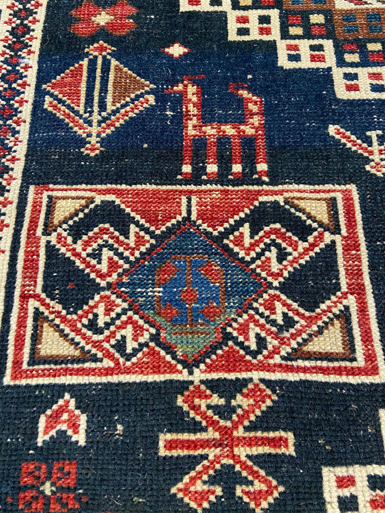 5'6"x10'7" Shirvan (s) Hand Knotted