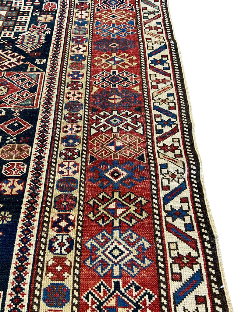 5'6"x10'7" Shirvan (s) Hand Knotted