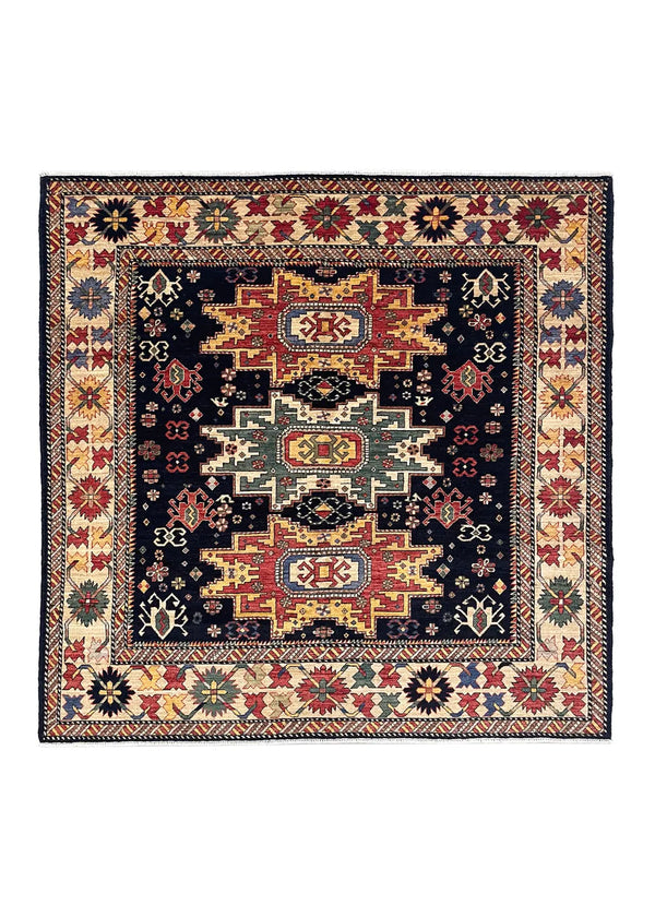 5'6"x5'7" Lesghi Hand Knotted