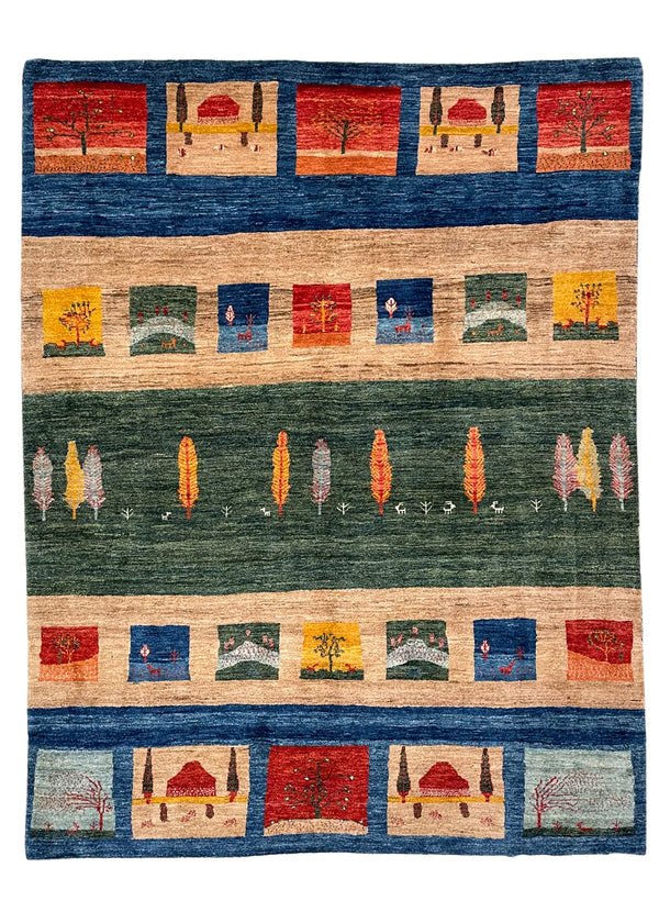 5'6"x7'3" Kashkuli Hand Knotted