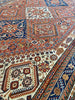 5'6"x8'2" Qashqai Hand Knotted
