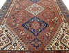 5'6"x8'2" Qashqai Hand Knotted