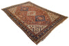5'6"x8'2" Qashqai Hand Knotted