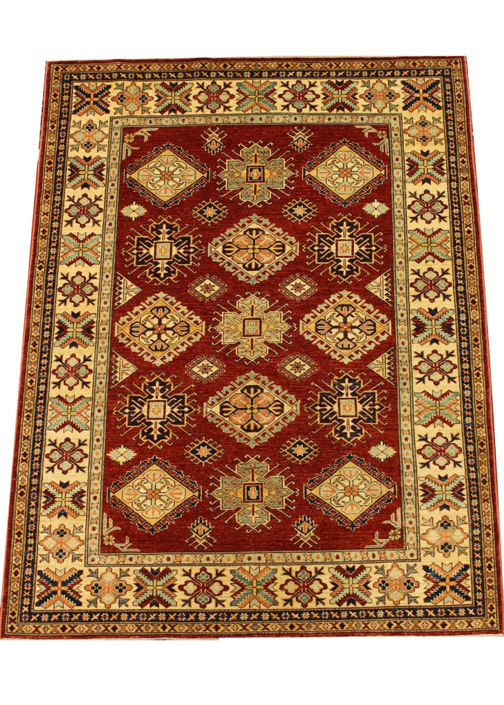 5'9"x7'5" Kazak Hand Knotted