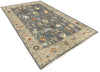 5'9"x9'3" Oushak Hand Knotted