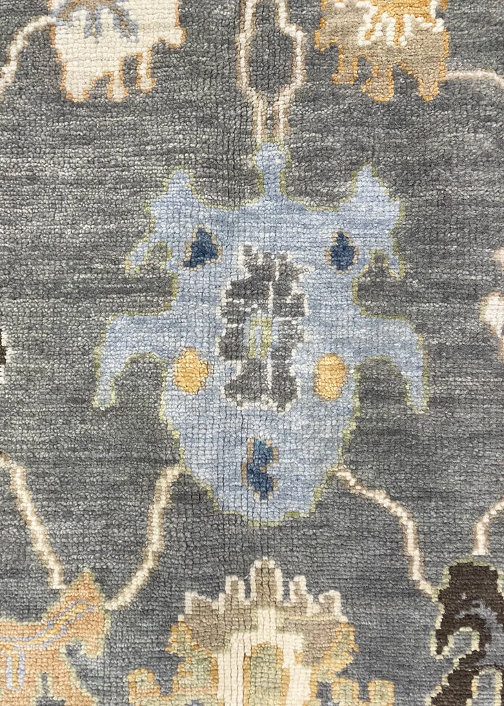 5'9"x9'3" Oushak Hand Knotted