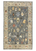 5'9"x9'3" Oushak Hand Knotted