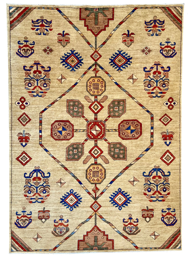 5'x6'11" Aspen Collection Hand Knotted