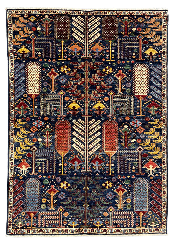 5'x6'11" Bakshiesh Hand Knotted