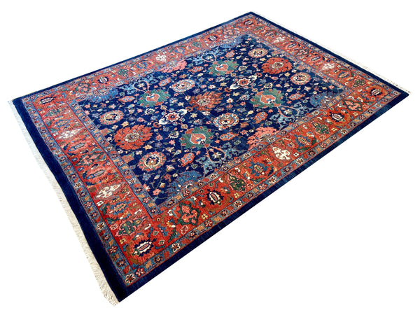 5'x6'8" Bijar Hand Knotted