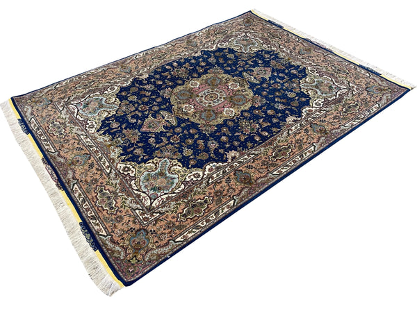 5'x6'8" Tabriz Hand Knotted