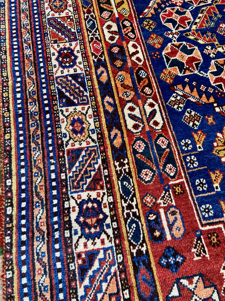 5'x7'1" Qashqai Hand Knotted
