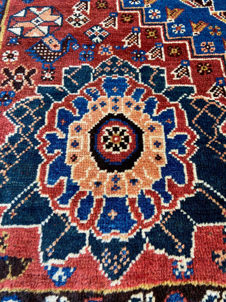 5'x7'1" Qashqai Hand Knotted