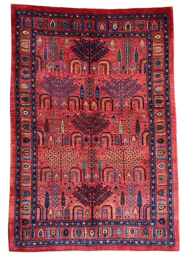5'x7'4" Khamsehbaf Hand Knotted
