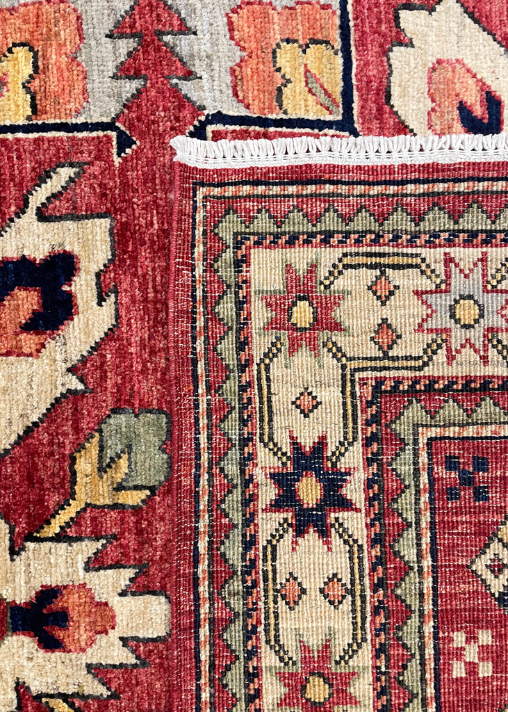 5'x7' Aspen Eagle Kazak Hand Knotted