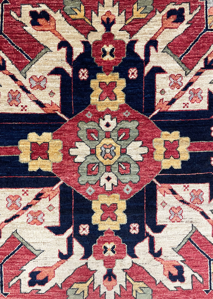 5'x7' Aspen Eagle Kazak Hand Knotted