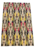 5x8 Ikat Hand Knotted