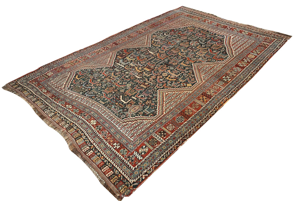 5x8 Khamseh Confederacy Hand Knotted