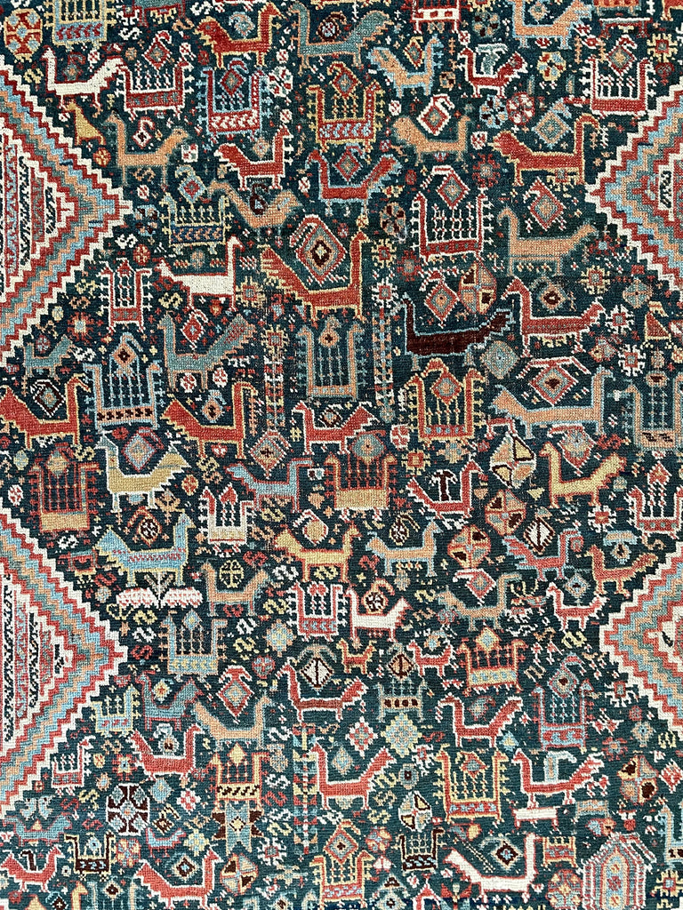 5x8 Khamseh Confederacy Hand Knotted